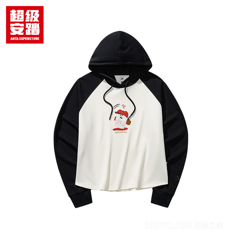 超级安踏×呆萌町联名女子冰感抗菌长袖针织衫