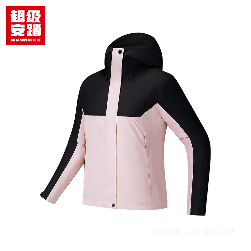 超级安踏户外防水透湿女子冲锋衣