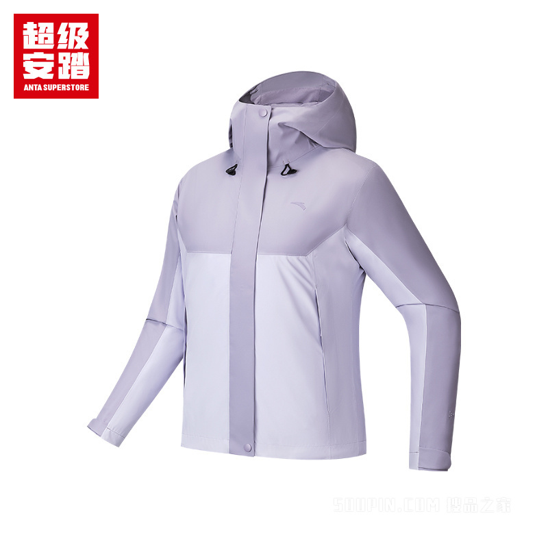 超级安踏户外防水透湿女子冲锋衣