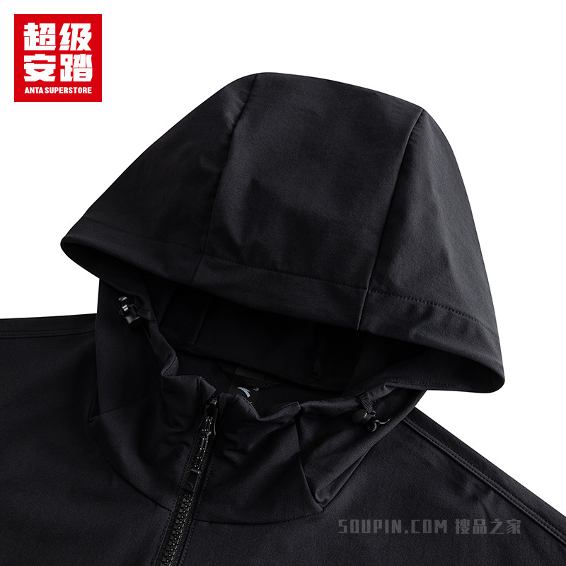 超级安踏户外男子防泼水梭织薄外套