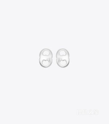 Gemini 耳钉 浅银色