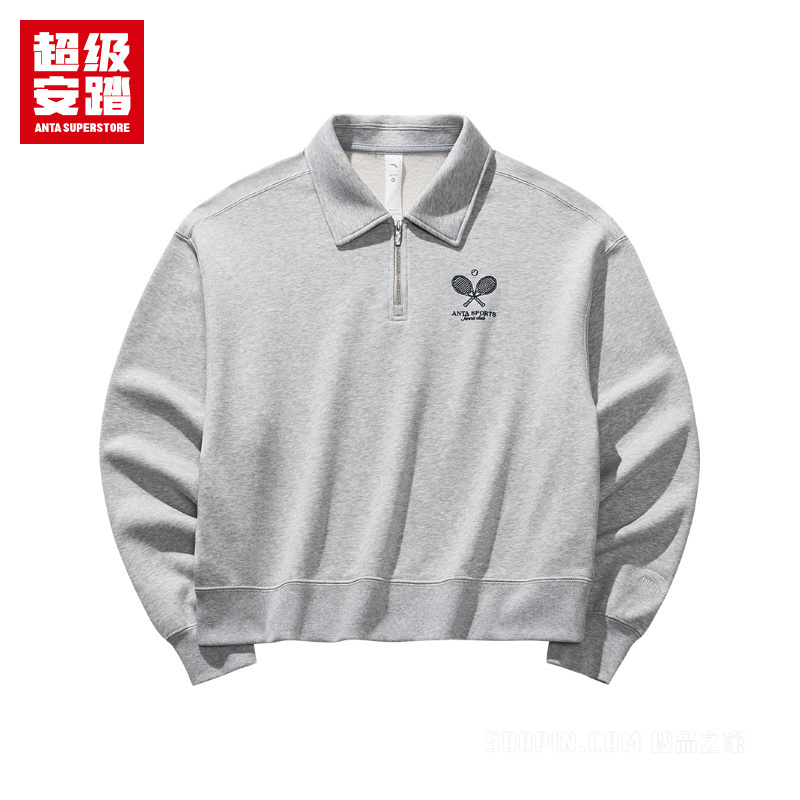 超级安踏潮流文化女子套头卫衣