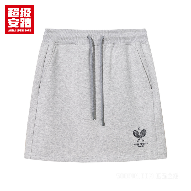 超级安踏潮流文化女子针织短裙