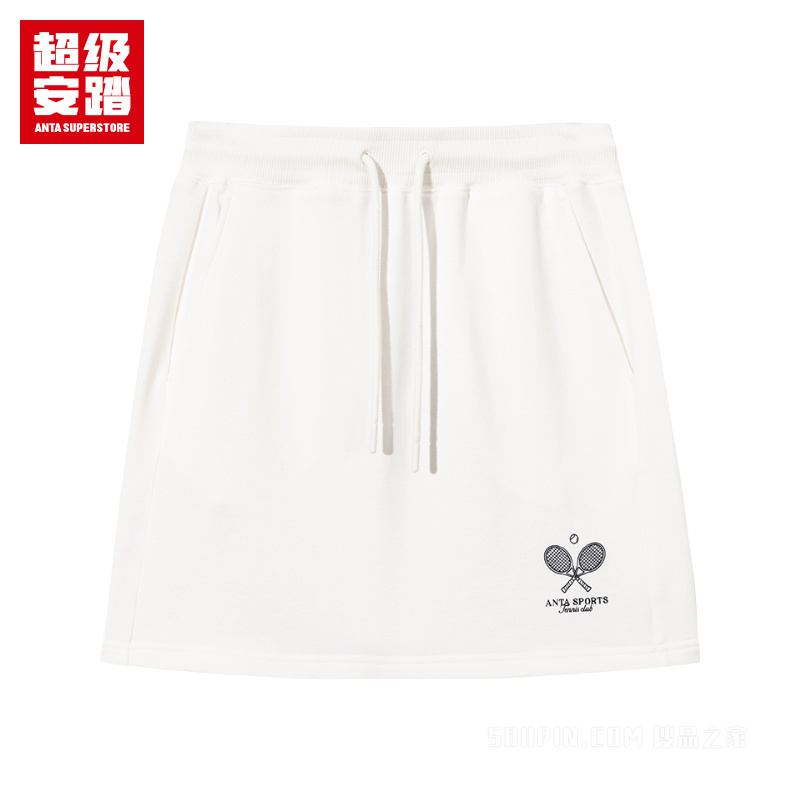 超级安踏潮流文化女子针织短裙