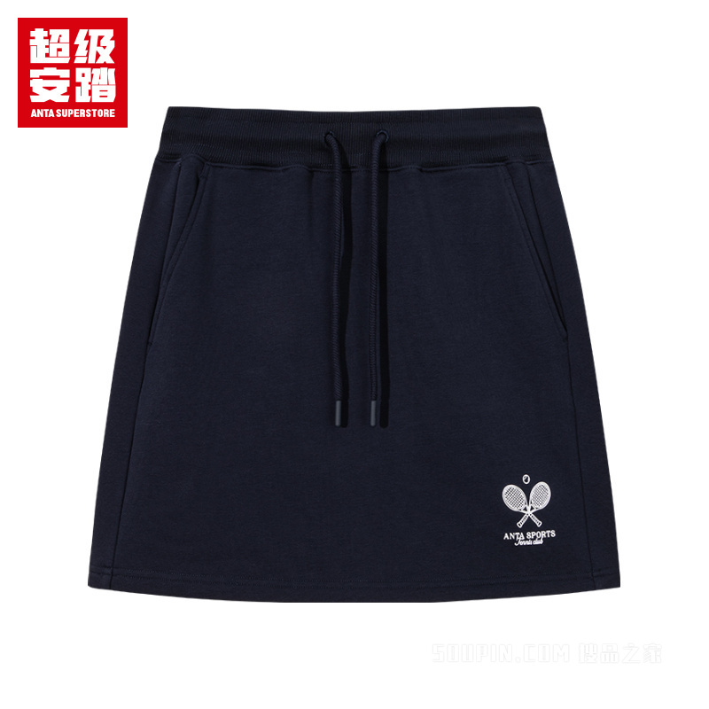 超级安踏潮流文化女子针织短裙