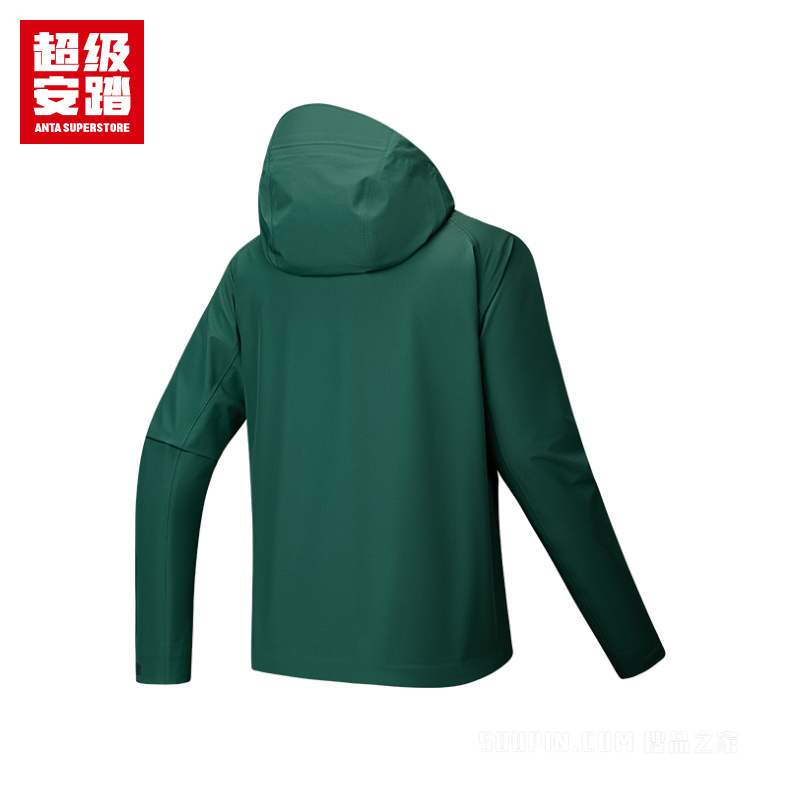 超级安踏户外女子防水透湿冲锋衣