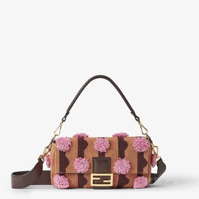 Baguette手袋 绣有拼色饰珠的FENDI Dots手袋
