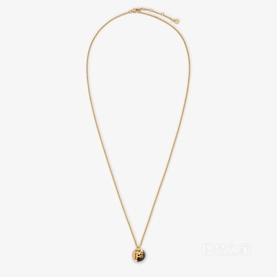 FENDI Sphera项链 黑色和金色项链