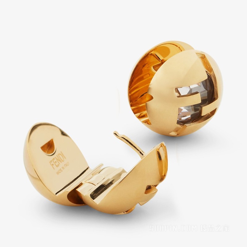 FENDI Sphera耳环 金色耳环