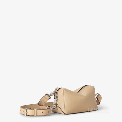 小号FENDI Lui手袋 米色皮革手袋