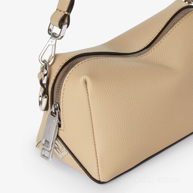 小号FENDI Lui手袋 米色皮革手袋