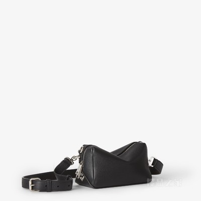 小号FENDI Lui手袋 黑色皮革手袋
