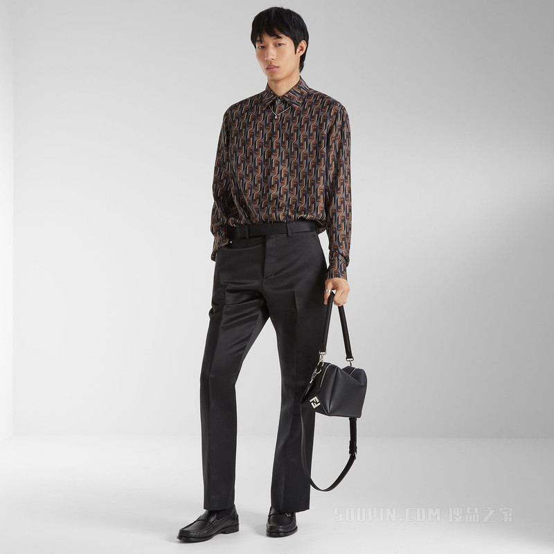 FF金属乐福鞋 黑色Selleria乐福鞋