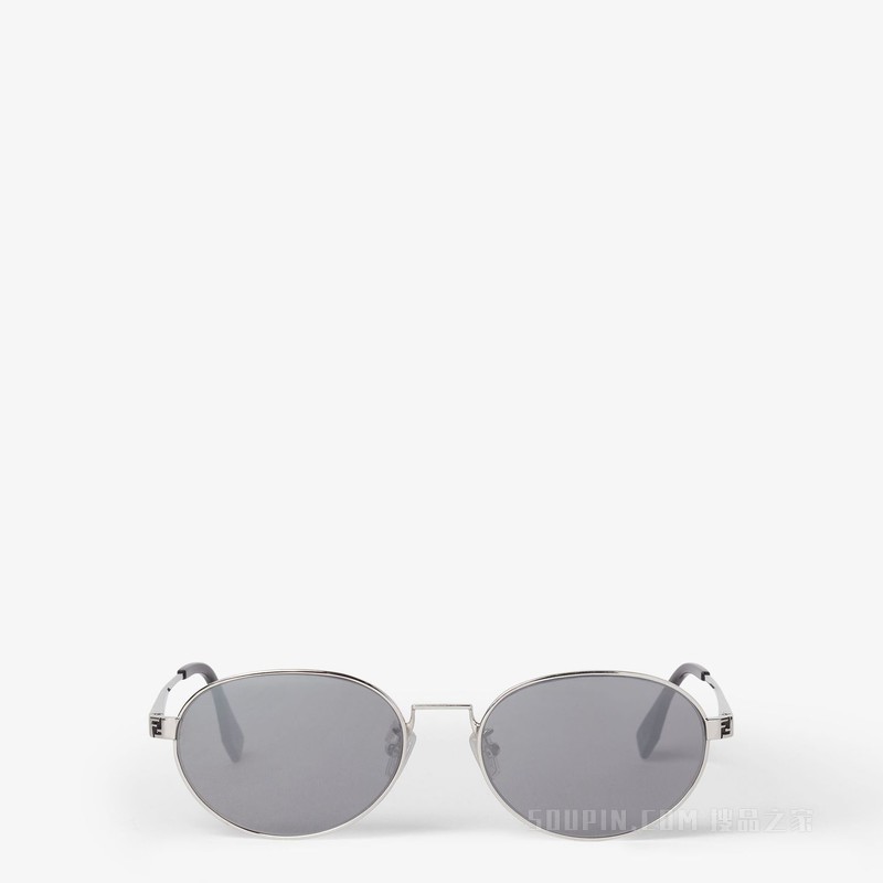 FENDI Sky 银色金属太阳镜