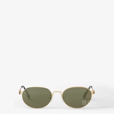 FENDI Sky 金色金属太阳镜