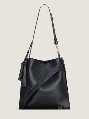 中号Belted Hobo手袋