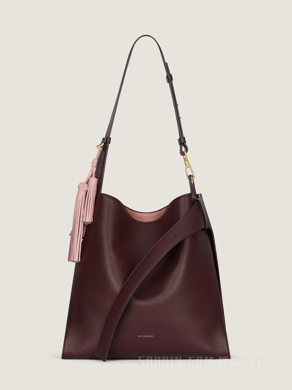 中号Belted Hobo手袋