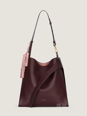 中号Belted Hobo手袋