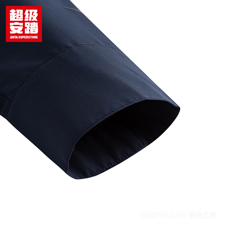 超级安踏城市通勤男子疾飞速干长袖衬衫