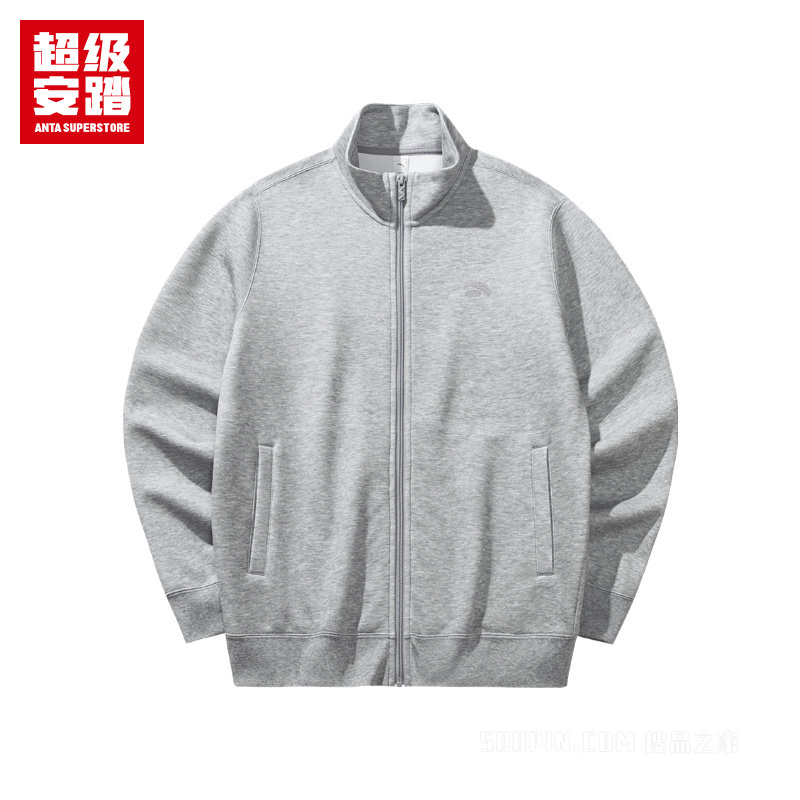 超级安踏潮流文化男子针织休闲外套