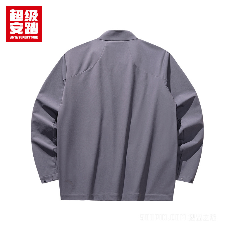 超级安踏城市通勤男子防泼水梭织薄外套