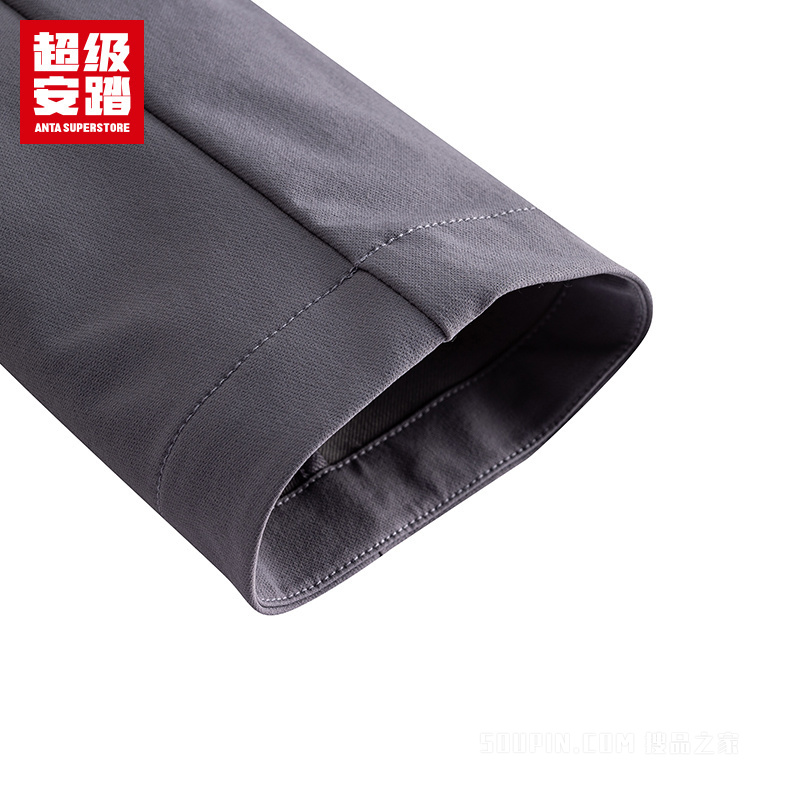 超级安踏城市通勤男子防泼水梭织薄外套