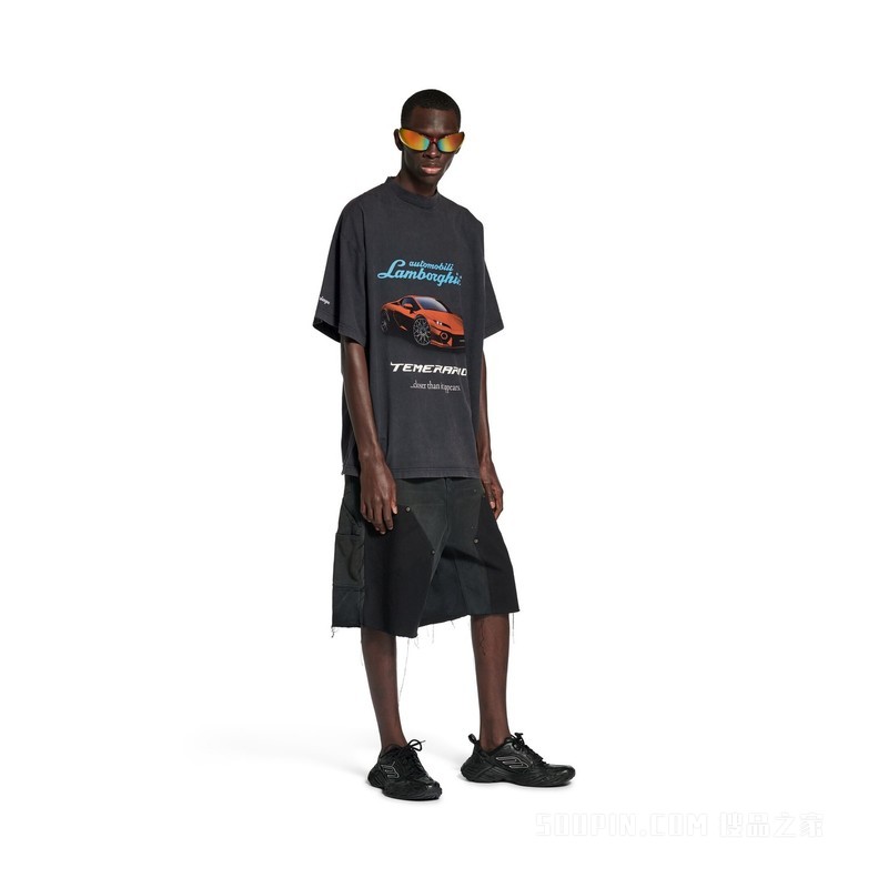 BALENCIAGA | AUTOMOBILI LAMBORGHINI廓形T恤