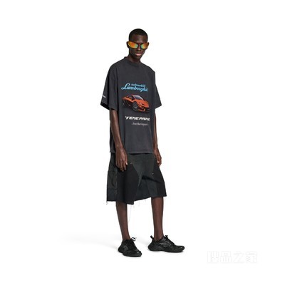 BALENCIAGA | AUTOMOBILI LAMBORGHINI廓形T恤