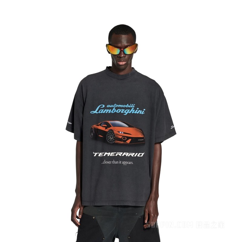 BALENCIAGA | AUTOMOBILI LAMBORGHINI廓形T恤