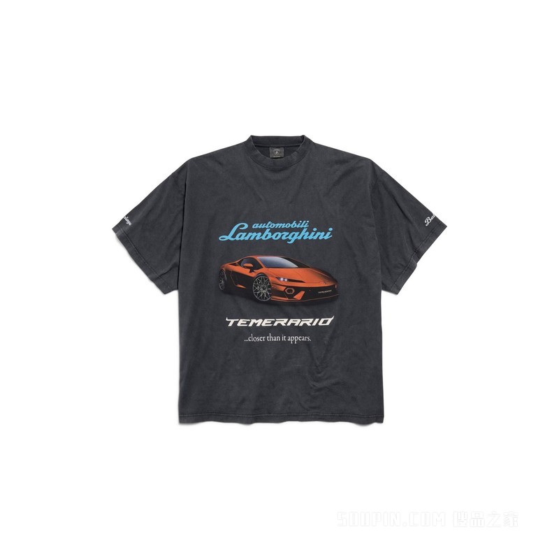 BALENCIAGA | AUTOMOBILI LAMBORGHINI廓形T恤