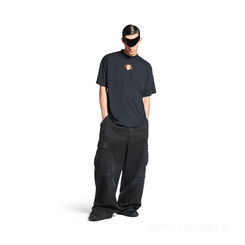 TAPED BALENCIAGA BACK中号版型T恤