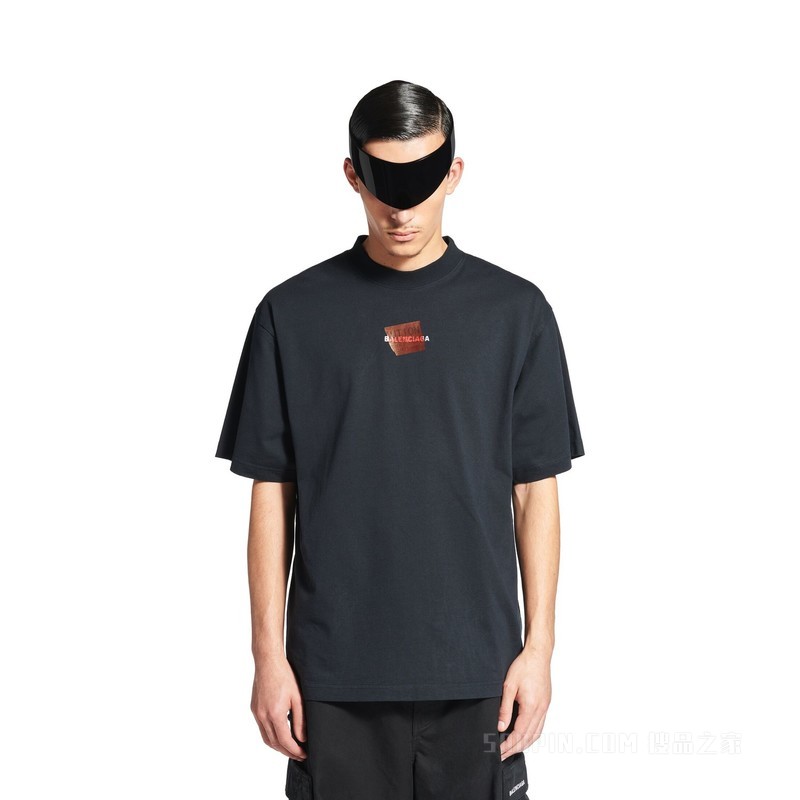 TAPED BALENCIAGA BACK中号版型T恤