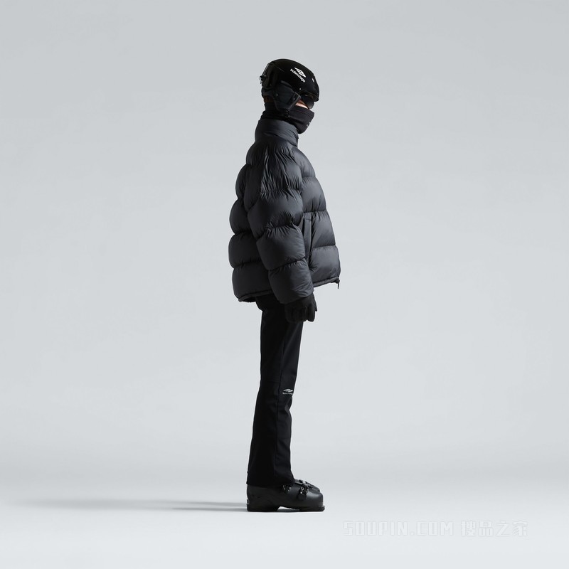 国内即発+BALENCIAGA+3b Sports Icon Ski Hourglass パーカ ホワイト の ウィメンズ 3B Sports Icon Ski Hourglass パーカ