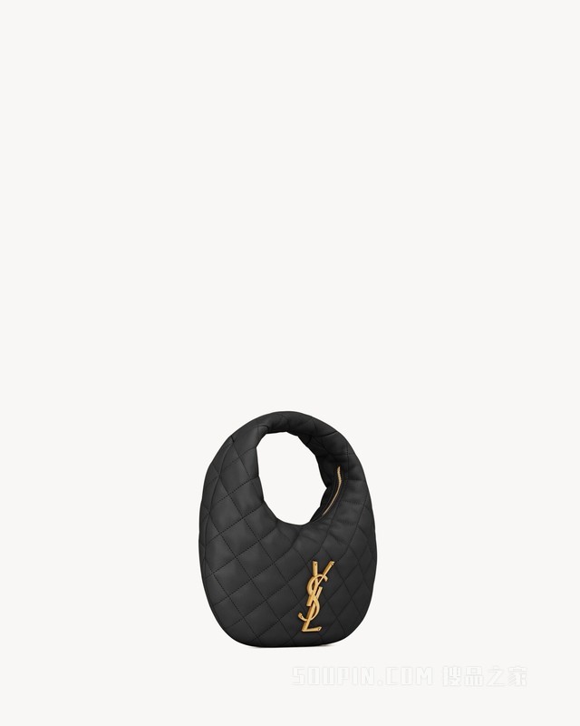 ICARINO绗缝纳帕皮革手袋
