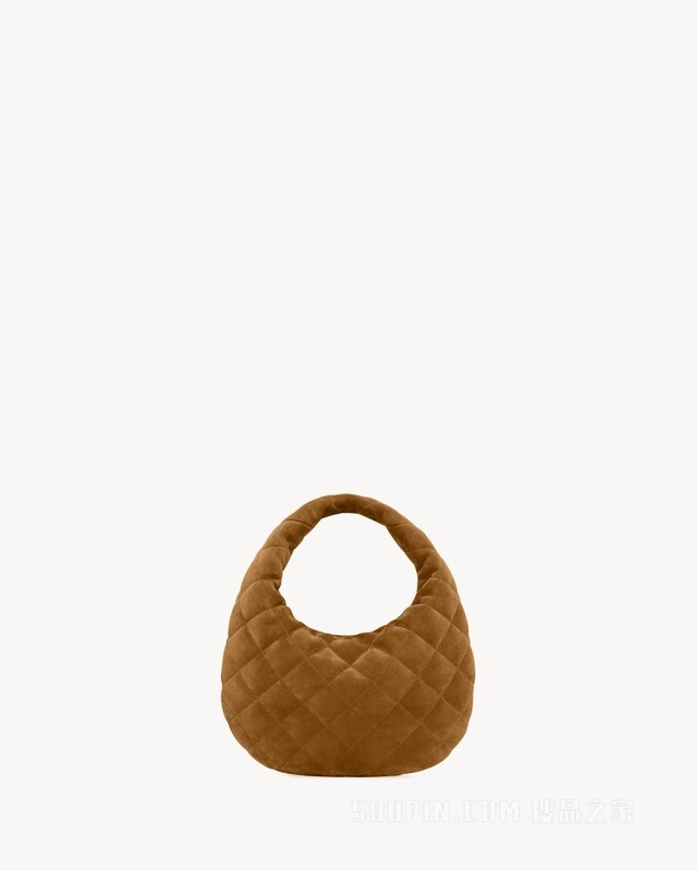ICARINO绗缝绒面革手袋