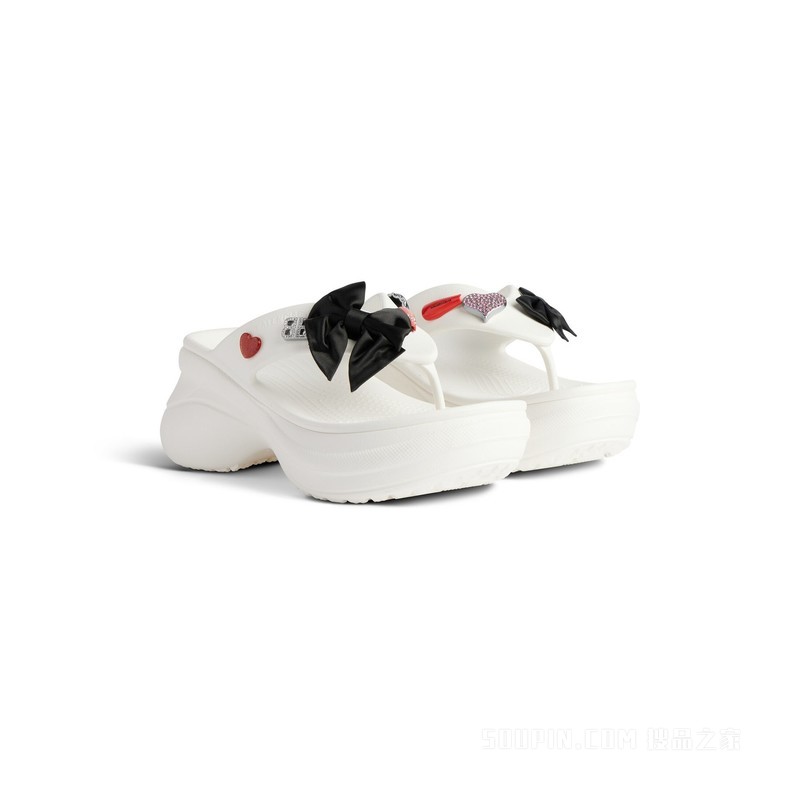 CROCS™ JIBBITZ™女士夹趾凉鞋