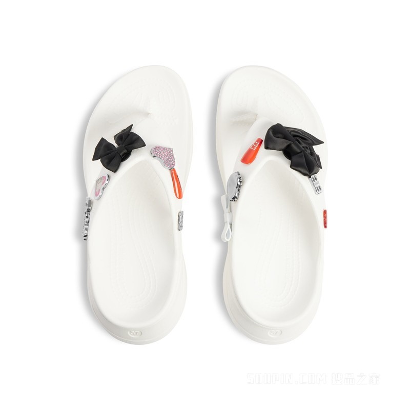 CROCS™ JIBBITZ™女士夹趾凉鞋