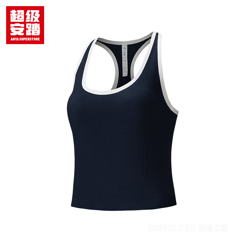 超级安踏网球女子针织背心