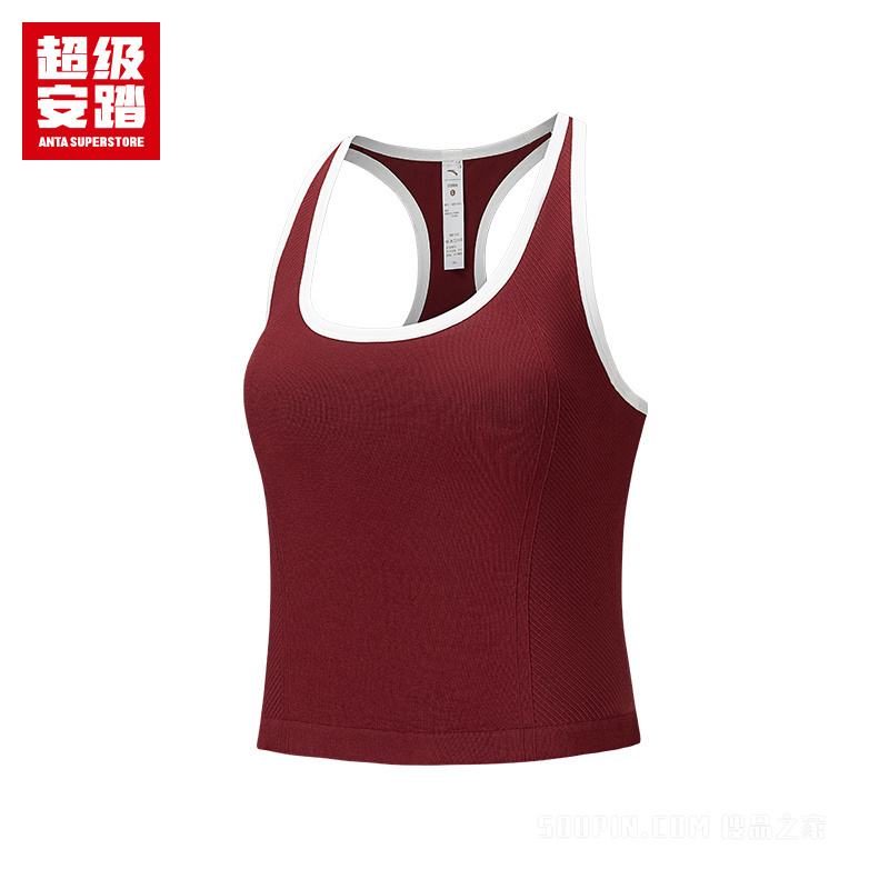 超级安踏网球女子针织背心