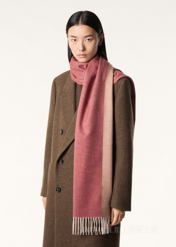 Two-Tone 女士围巾 小羊绒