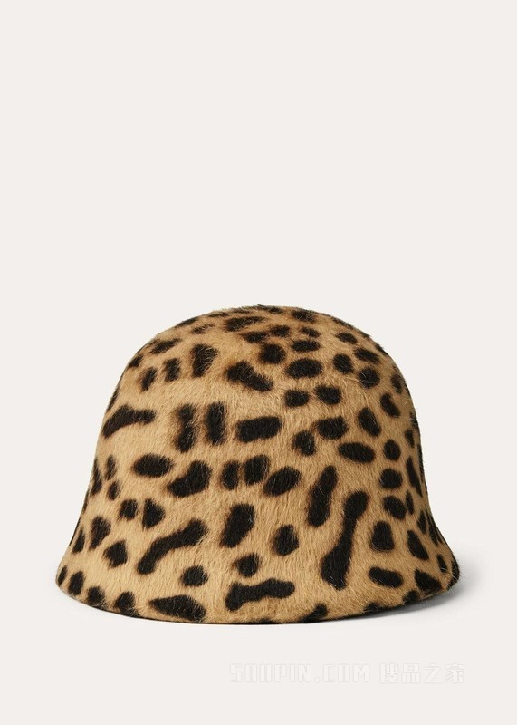 Eva女士帽子 PELO LEPRE TINTO POLONIA, Rabbit Fur