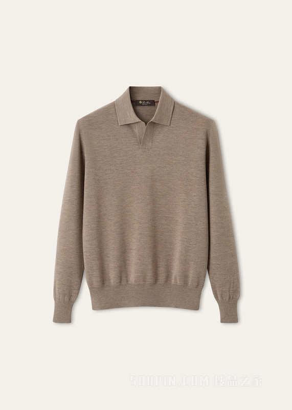 无扣男士Polo衫 Wish®羊毛