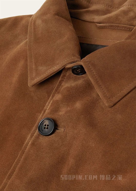 Evandro男士衬衫式外套 驯鹿皮