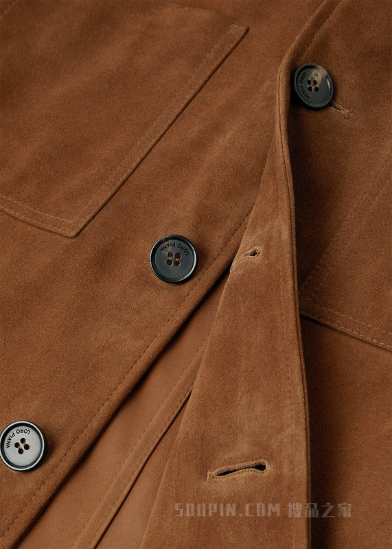 Evandro男士衬衫式外套 驯鹿皮