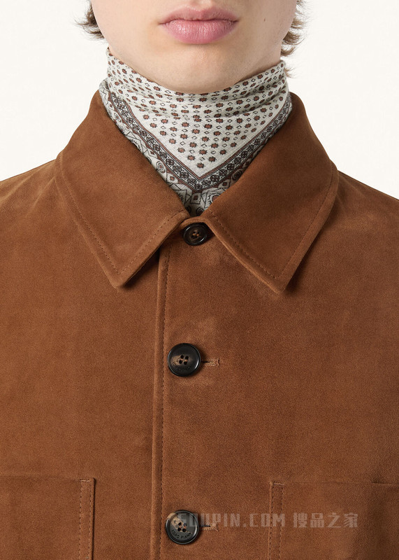 Evandro男士衬衫式外套 驯鹿皮