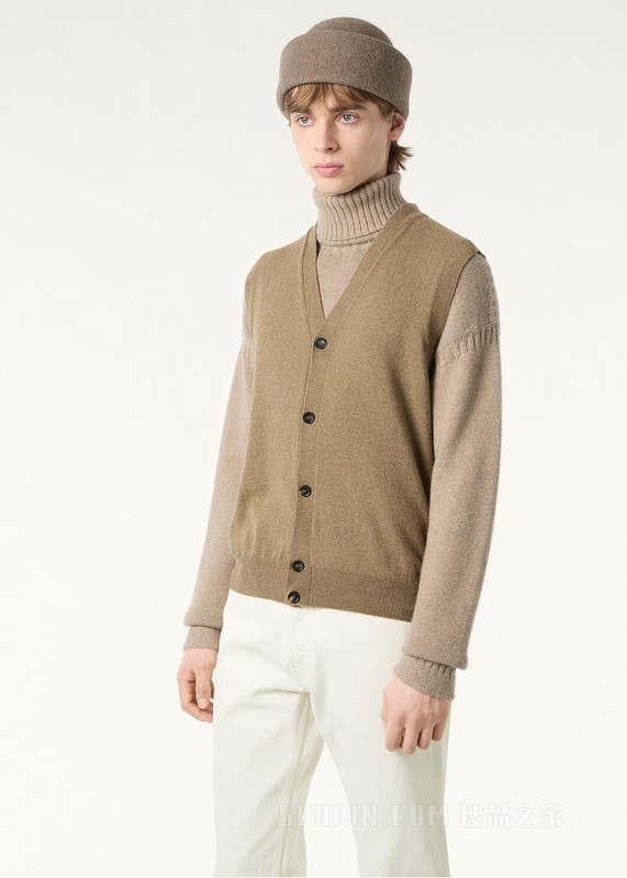 Classic男士马甲 小羊绒