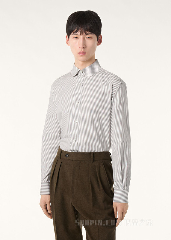 Elia男士衬衫 棉 , 桑蚕丝