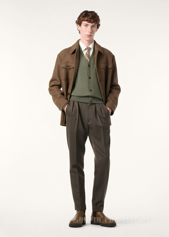 Classic男士马甲 小羊绒