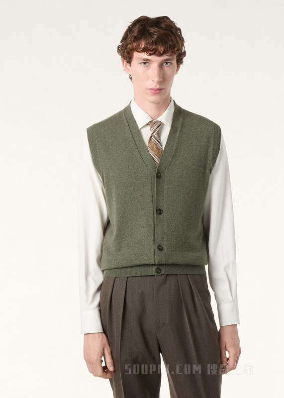 Classic男士马甲 小羊绒