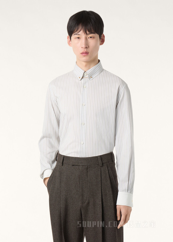 Elia男士衬衫 棉 , 桑蚕丝